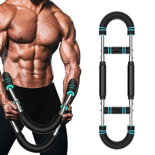 Home Fitness Arm Blaster & Chest Twister – Adjustable Resistance for Strength Training
