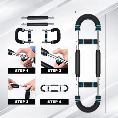 Home Fitness Arm Blaster & Chest Twister – Adjustable Resistance for Strength Training