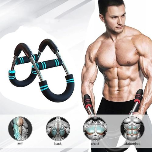 Home Fitness Arm Blaster & Chest Twister – Adjustable Resistance for Strength Training