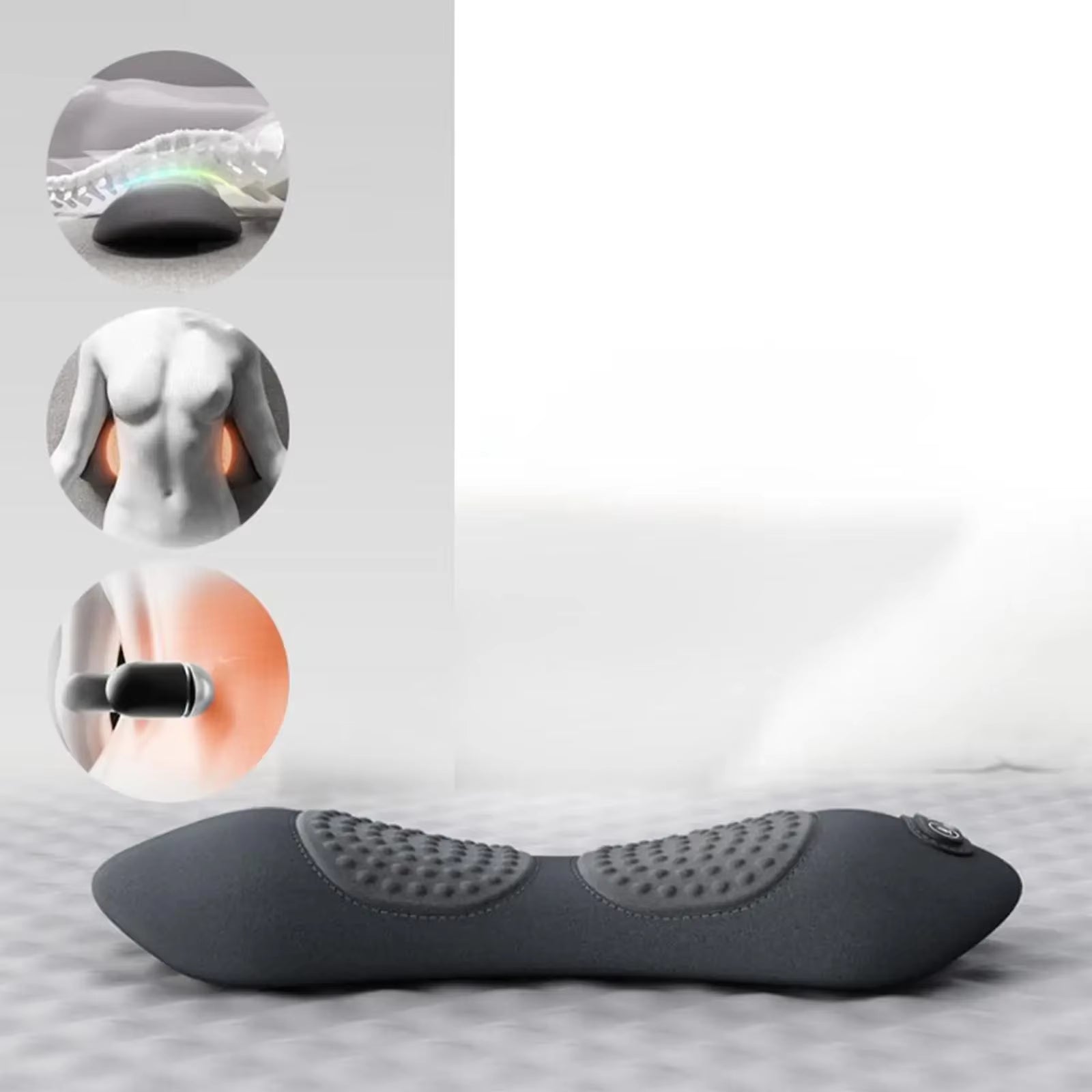 Thermarelax Pro™ – 4-In-1 Smart Waist Massage Pillow for Total Comfort
